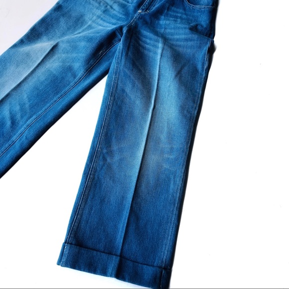 😍 GUCCI Cropped high-rise wide-leg jeans - Picture 6 of 15
